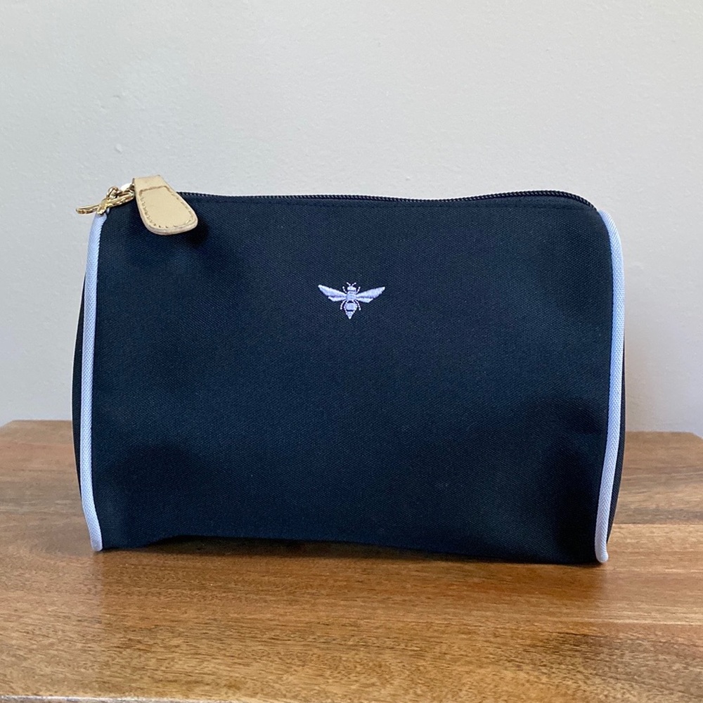 Buzz By Jane Fox Black Travel Make Up Pouch Bag